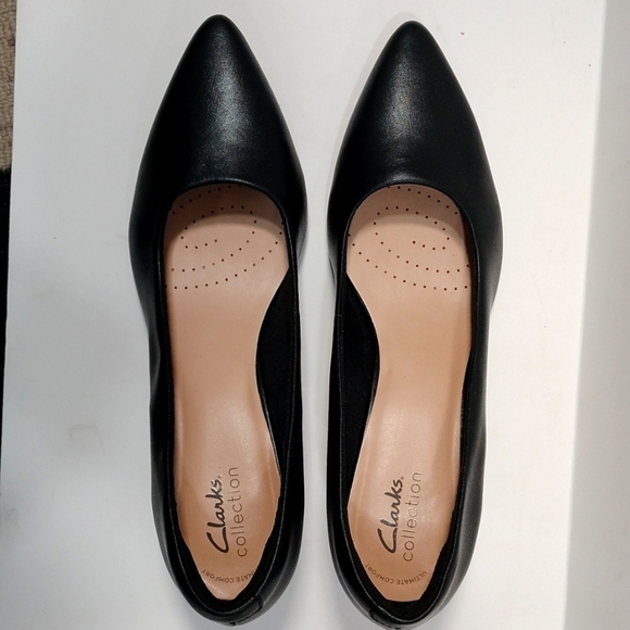Clarks Collection Women's Shoes Clarks Linvale Jerica Size 9.5M Black - Picture 2 of 5